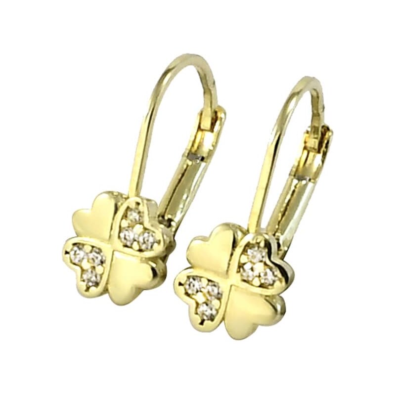 Zlaté detské náušnice Glare 477 65424026