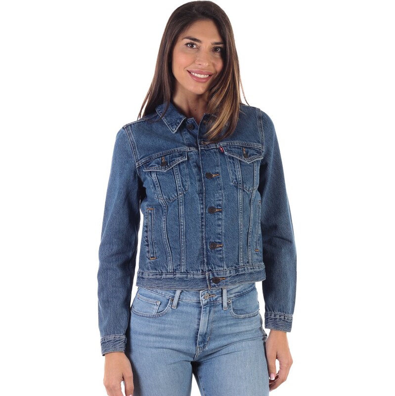 Modrá dámska rifľová bunda Levis 65424807