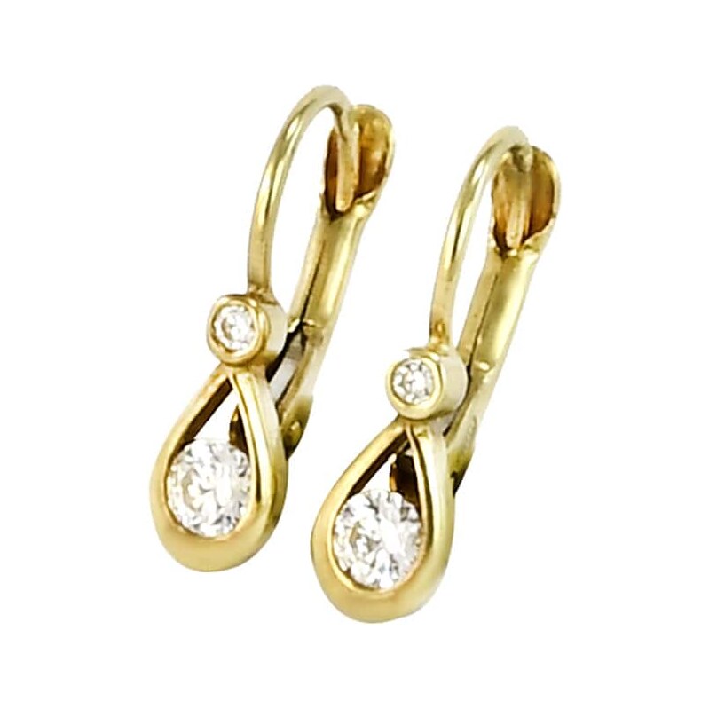 Zlaté detské náušnice Glare 480 65428403