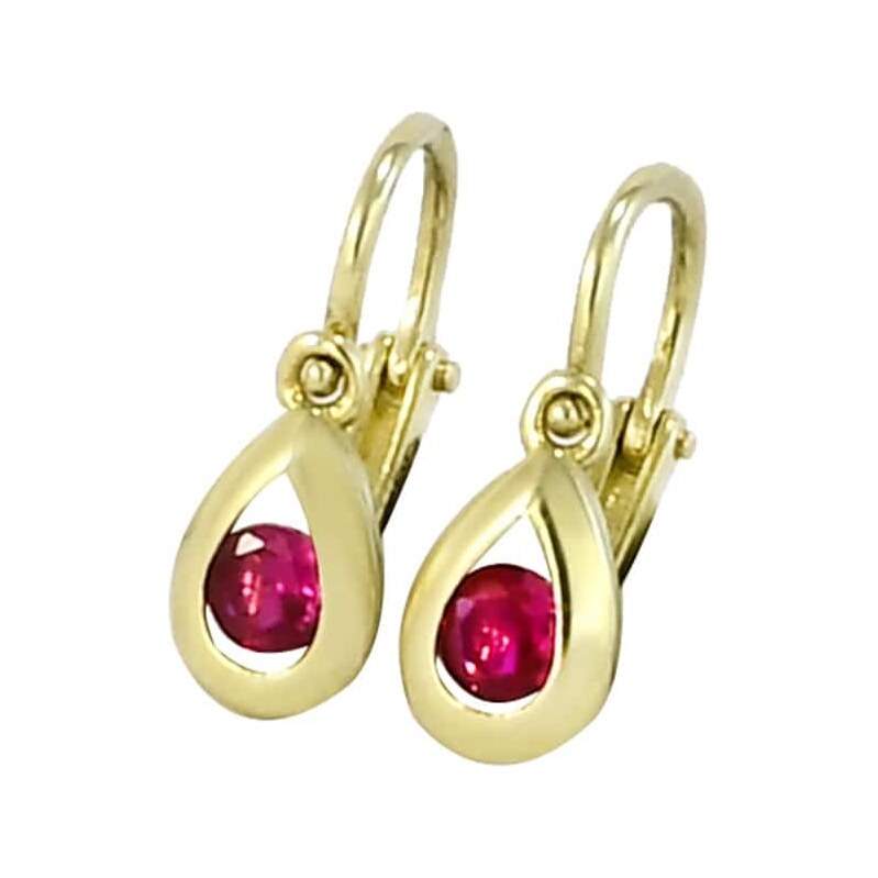 Zlaté detské náušnice Glare 481 65428404