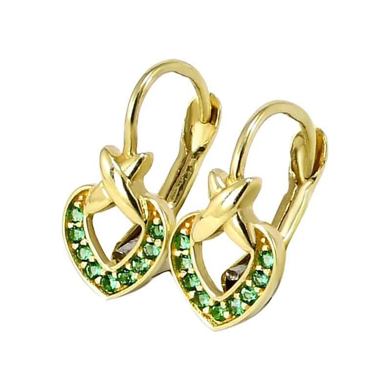 Zlaté detské náušnice Glare 483 65428406