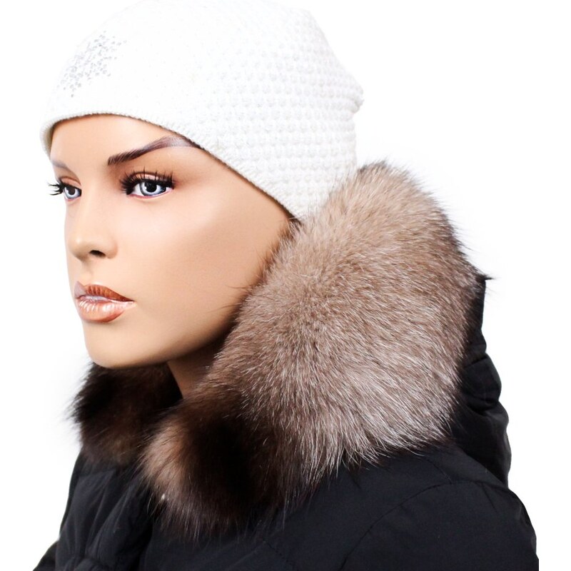 Sikora Kožušinový lem na kapucňu - golier líška bluefrost wolf LBW 01 65431330