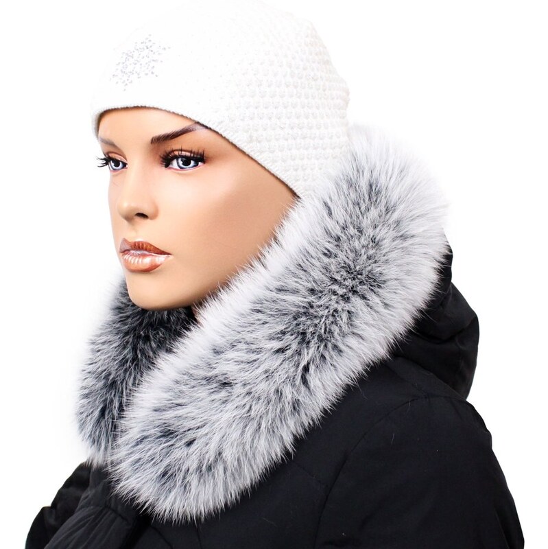 Sikora Kožušinový lem na kapucňu - golier líška L 08/35 ( 65cm) 67062246