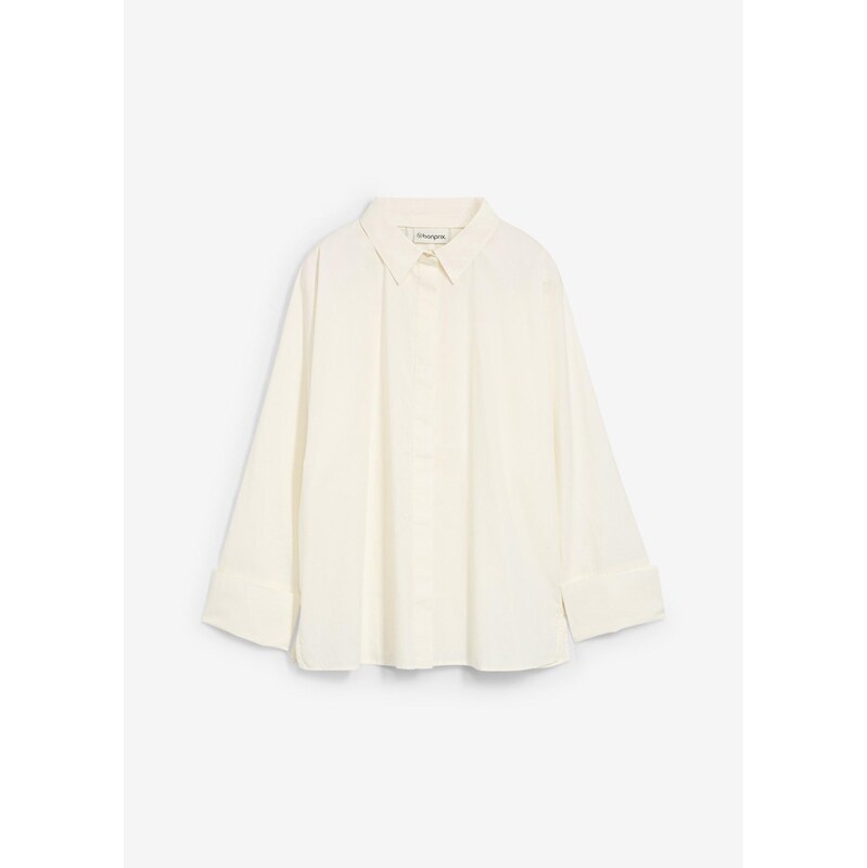 bonprix Blúzka s hodvábom, farba biela 65431758