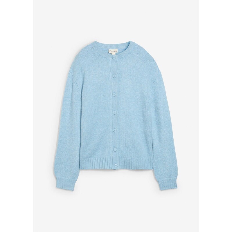 bonprix Pletený sveter, farba modrá 65431863