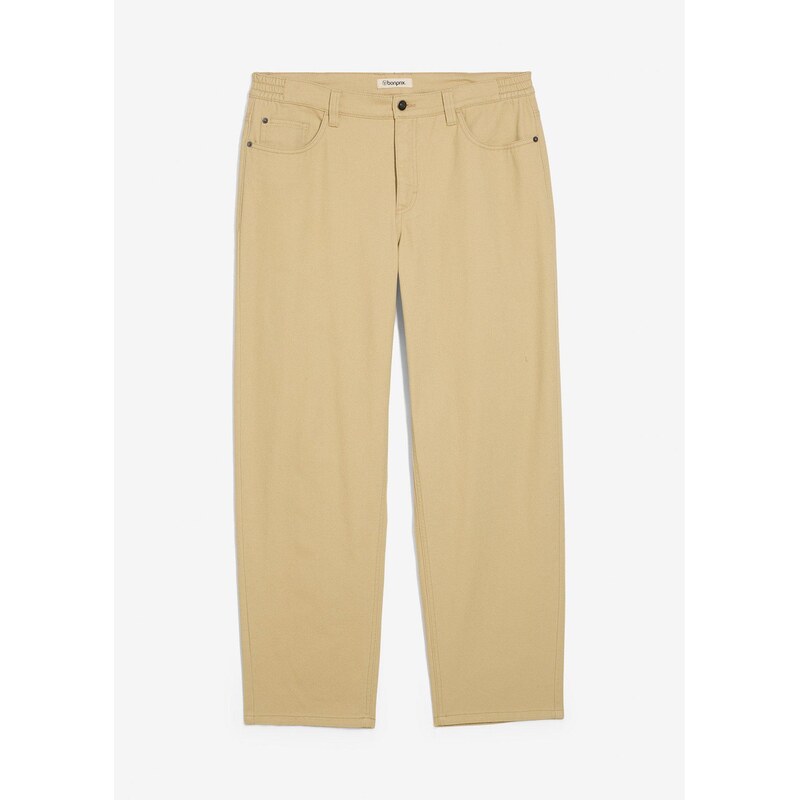 bonprix Twillové nohavice, Relaxed Fit, s komfortným pásom, Straight, 65588984