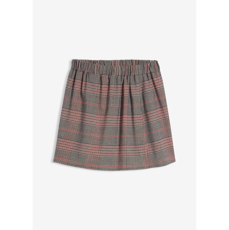 bonprix Krátka sukňa s pohodlným pásom, farba béžová 65431960