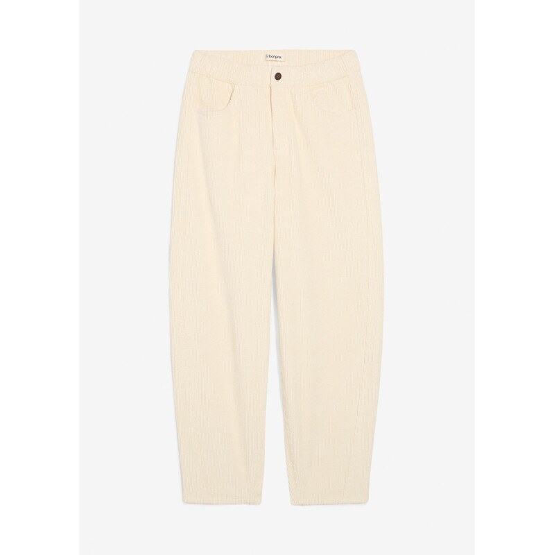 bonprix Kordové nohavice Barrell, farba béžová 66865743