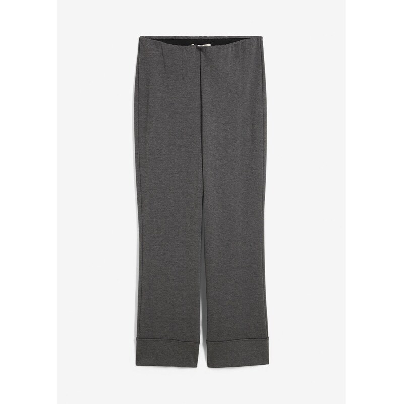 bonprix Nohavice z viskózového mixu, farba šedá 65432021