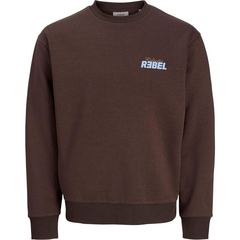 bonprix JJ REBEL mikina so zadnou potlačou, farba hnedá 65432015