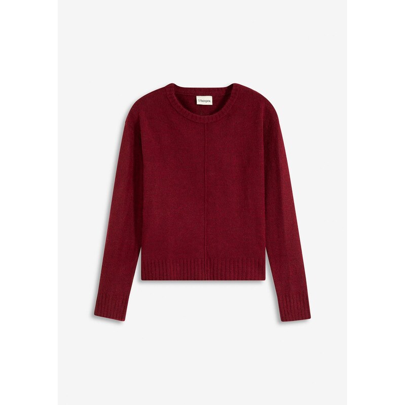 bonprix Pulóver, farba červená 65432087