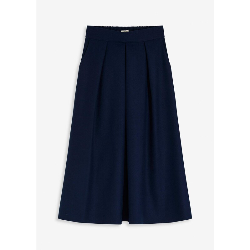 bonprix Sukňa so záhybmi, farba modrá 65737565