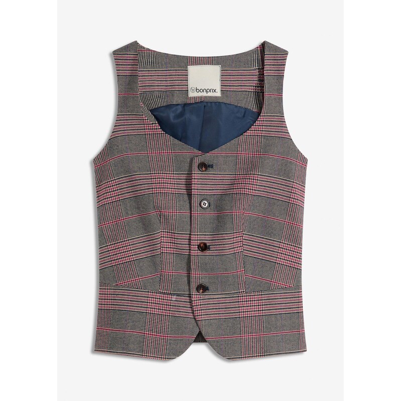 bonprix Obleková vesta, farba hnedá 65432156