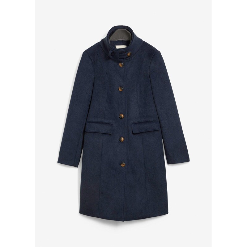 bonprix Zimný kabát, 2v1 vzhľad, farba modrá 65432248