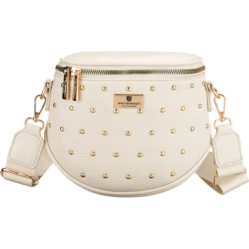 Peterson Smotanová dámska oblička zdobená cvočkami PTN MIS-03 65434285