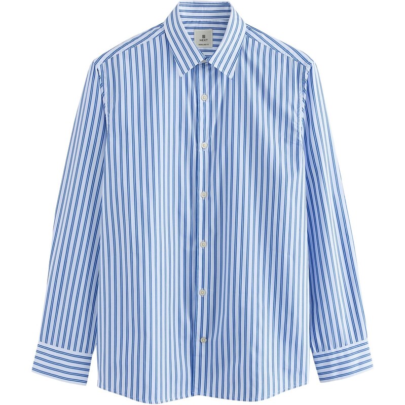 Next Košeľa svetlomodrá / biela 65677893