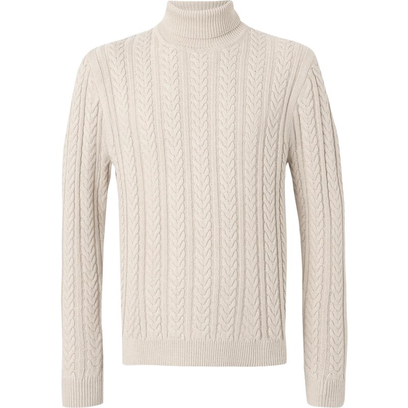 Jack & Jones Premium Sveter JPRBLUSEAN striebornosivá 66057210