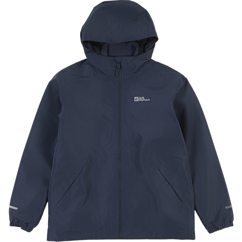 JACK WOLFSKIN Outdoorová bunda ICELAND tmavomodrá / striebornosivá 65707931
