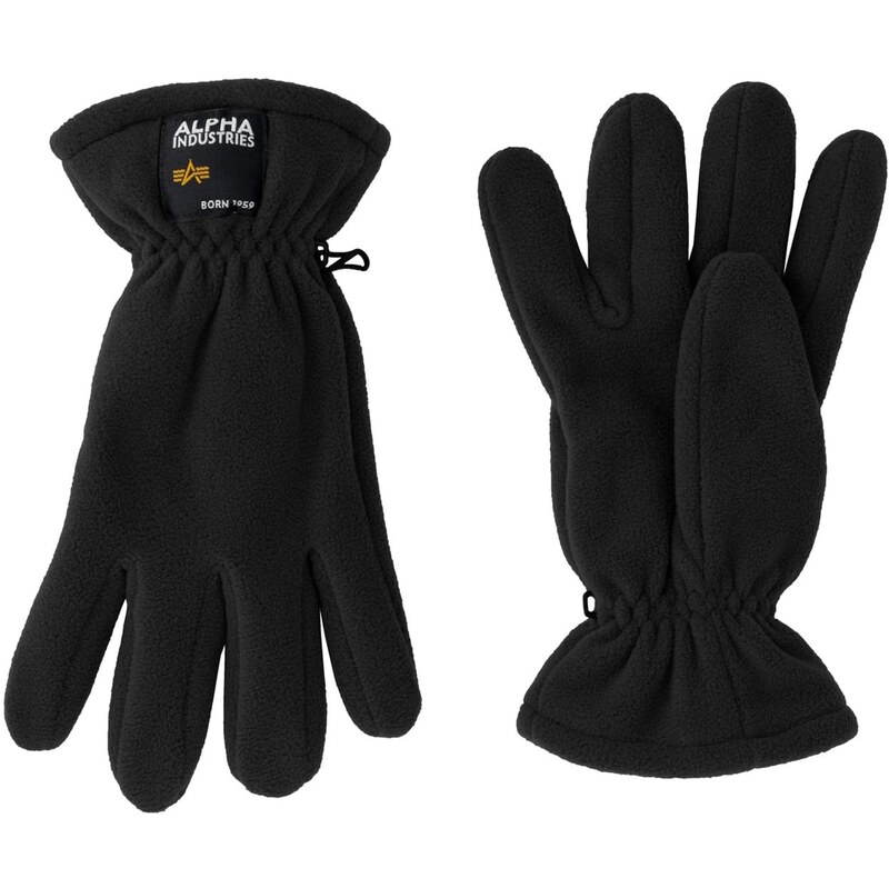 ALPHA INDUSTRIES Prstové rukavice tmavooranžová / čierna / biela 65435609