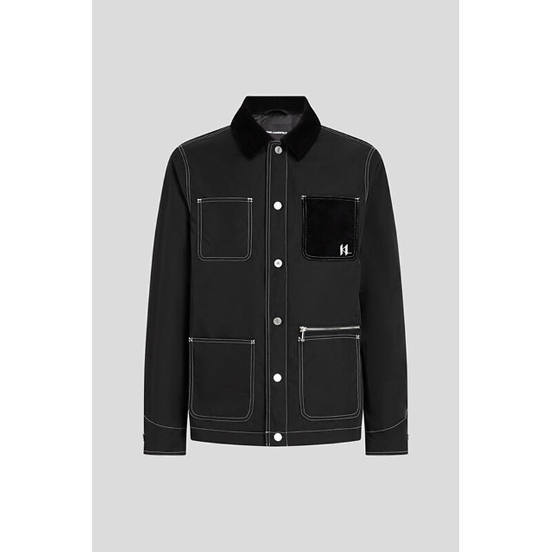 BUNDA KARL LAGERFELD CONTRAST STITCH BOMBER JACKET 65435505