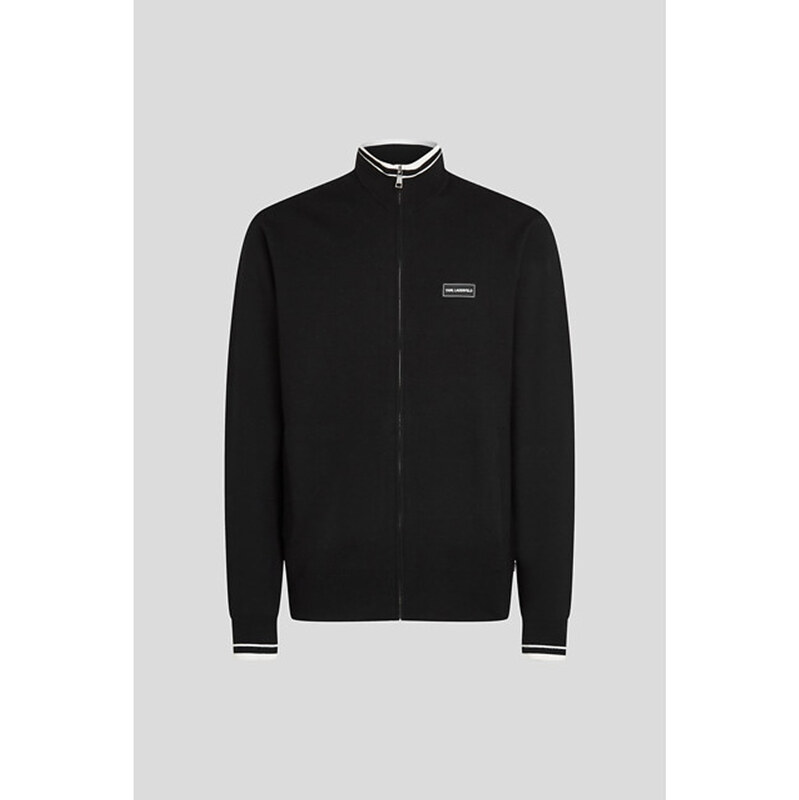 SVETER KARL LAGERFELD ZIP THROUGH SWEATER W/ LOGO 65435508