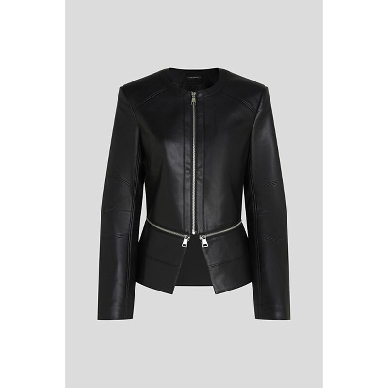 BUNDA KARL LAGERFELD FAUX LEATHER ZIP JACKET 65435529