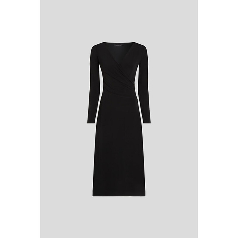 ŠATY KARL LAGERFELD JERSEY FLUID ZIP DRESS 65435526