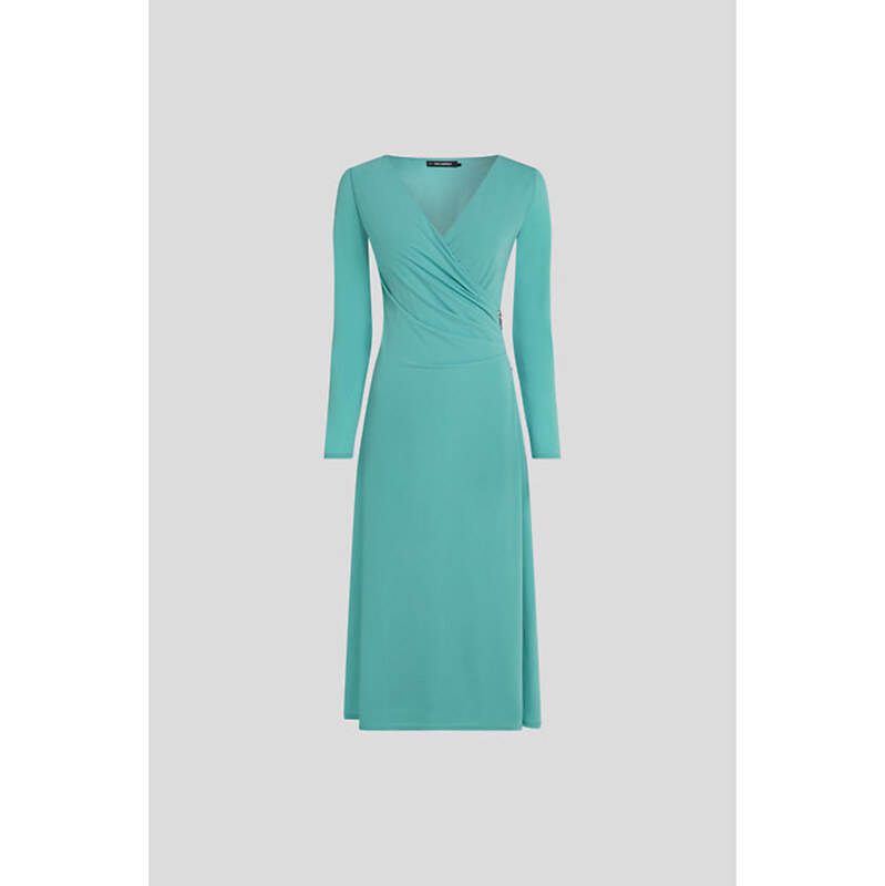 ŠATY KARL LAGERFELD JERSEY FLUID ZIP DRESS 65435527
