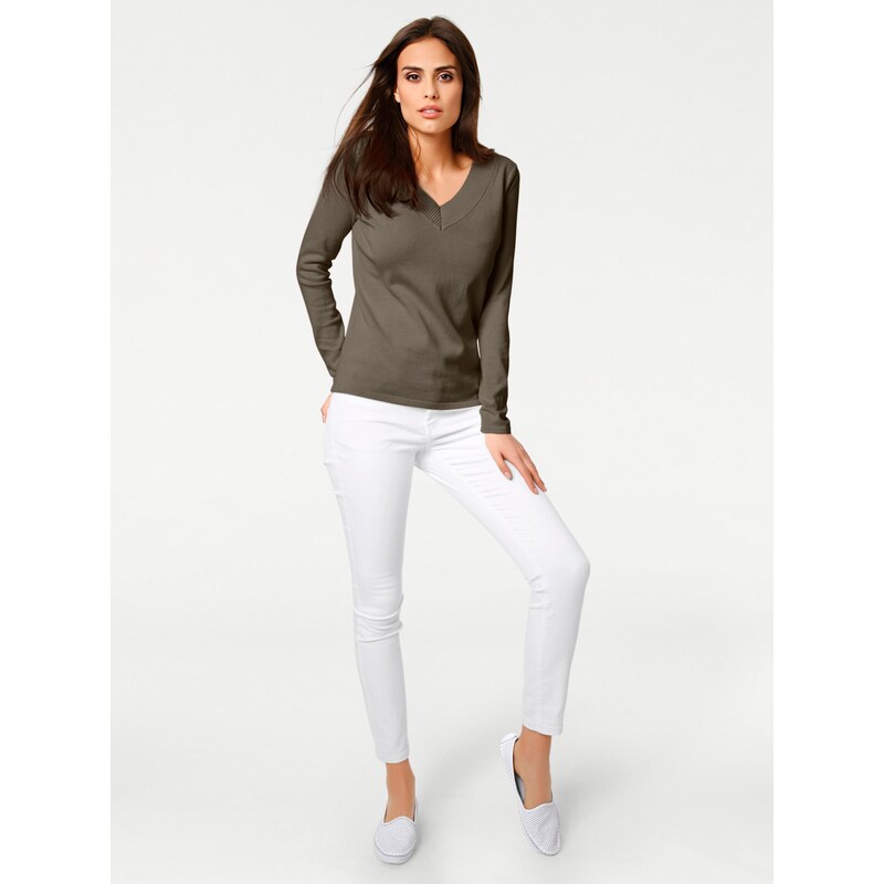 heine Sveter olivová 65881809