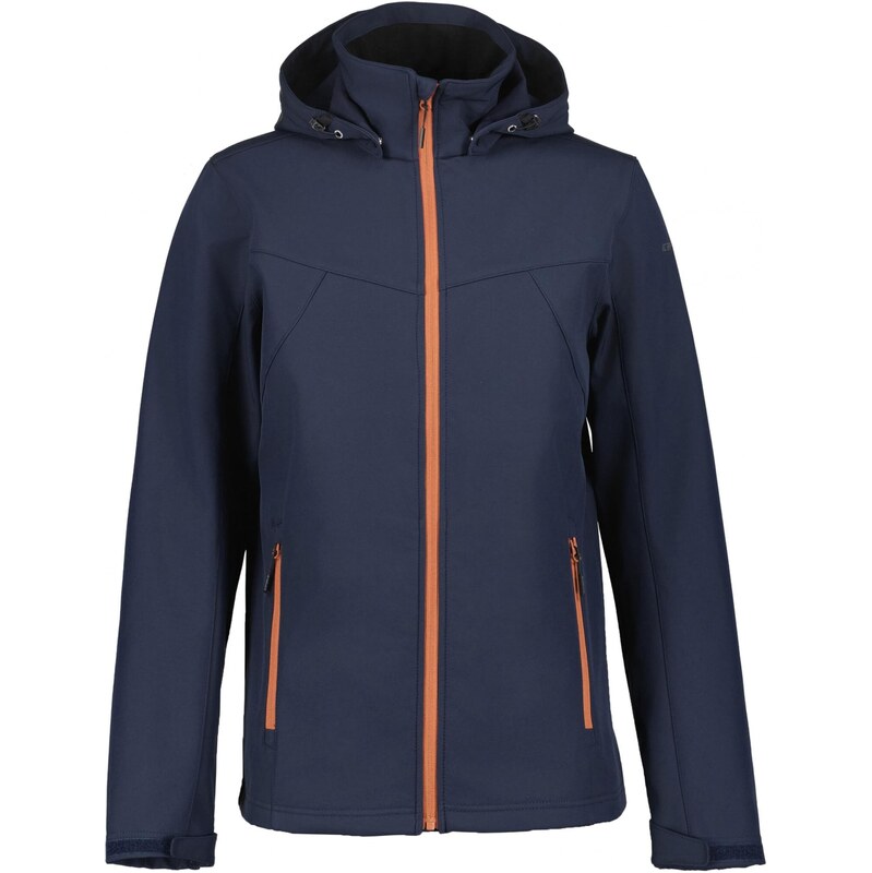 ICEPEAK Outdoorová bunda Brimfield tmavomodrá / oranžová 65889043