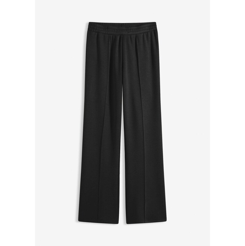 bonprix Tepláky z mäkkého viskózového mixu, farba čierna 61718759