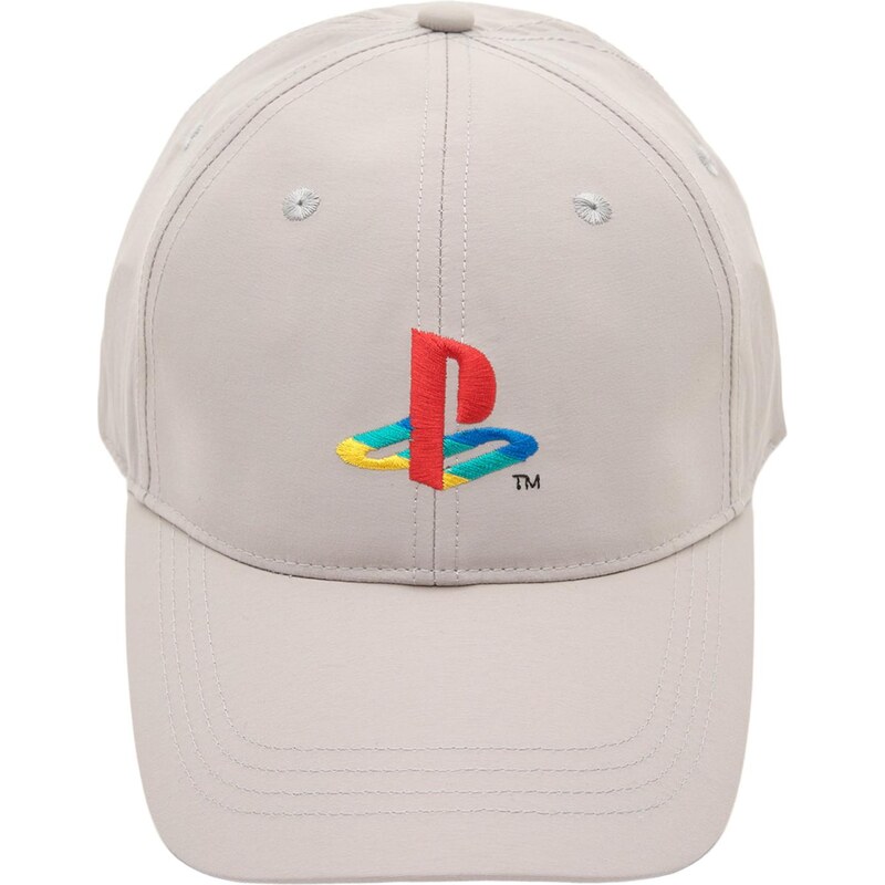 Pull&Bear Čiapka PLAYSTATION modrá / tyrkysová / kamenná / oranžovo 65893781