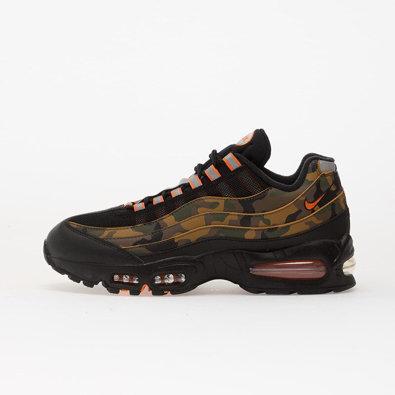 Nike Air Max 95 Qs Black/ Safety Orange-Metallic Silver 65438000