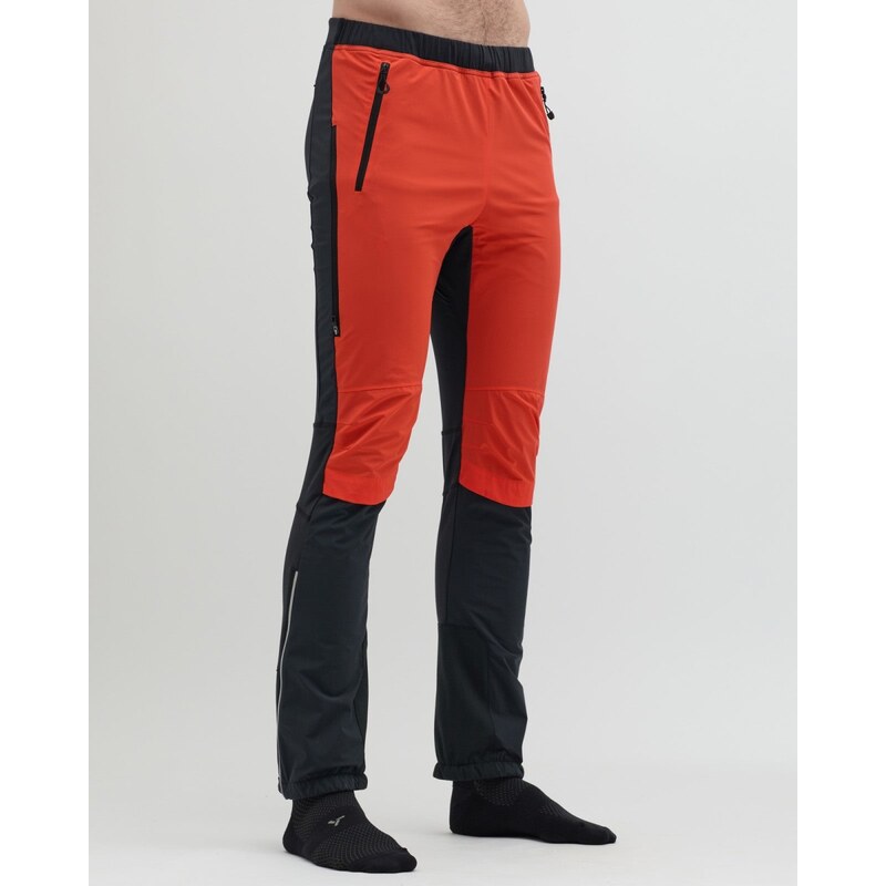 Pánske skialpové nohavice Silvini Soracte červená/čierna 65450804