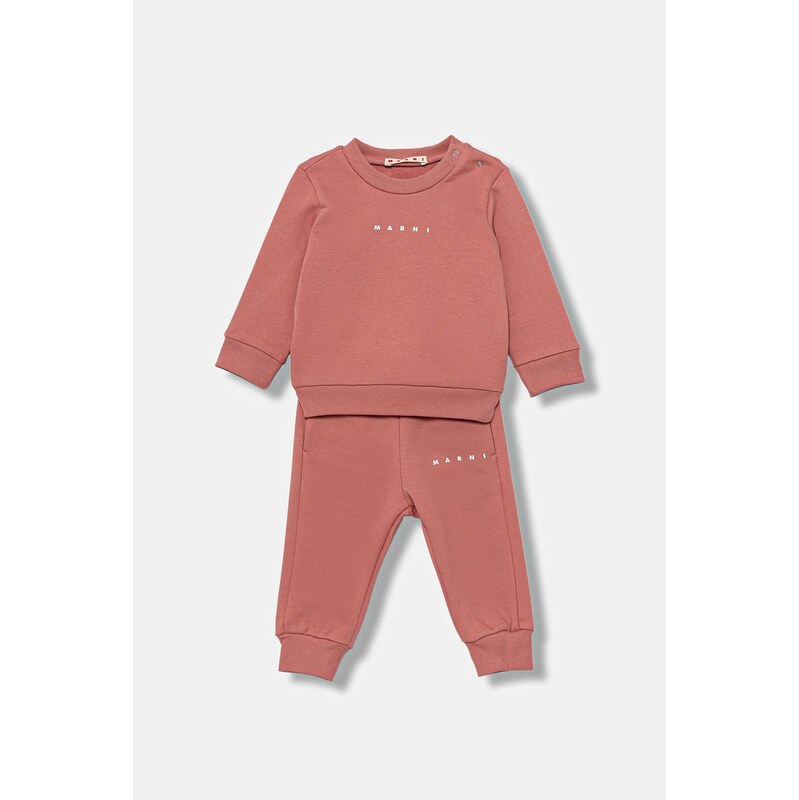 Detská tepláková súprava z bavlny Marni MS1B-SET OVERALLS 2-pak 65439239