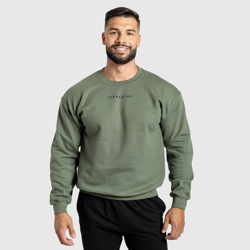 Pánska mikina Iron Aesthetics Unit, zelená 65446475