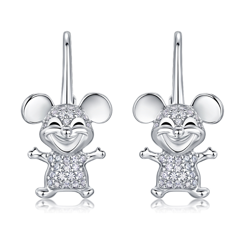 Olivie Strieborné náušnice MYŠ 9624 65463367