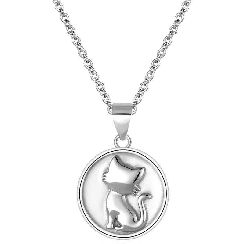 Olivie Strieborný náhrdelník MAČKA 9688 65453588