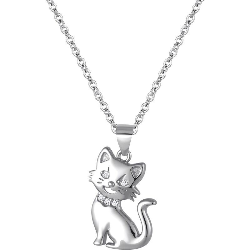 Olivie Strieborný náhrdelník MAČKA 9692 65451189