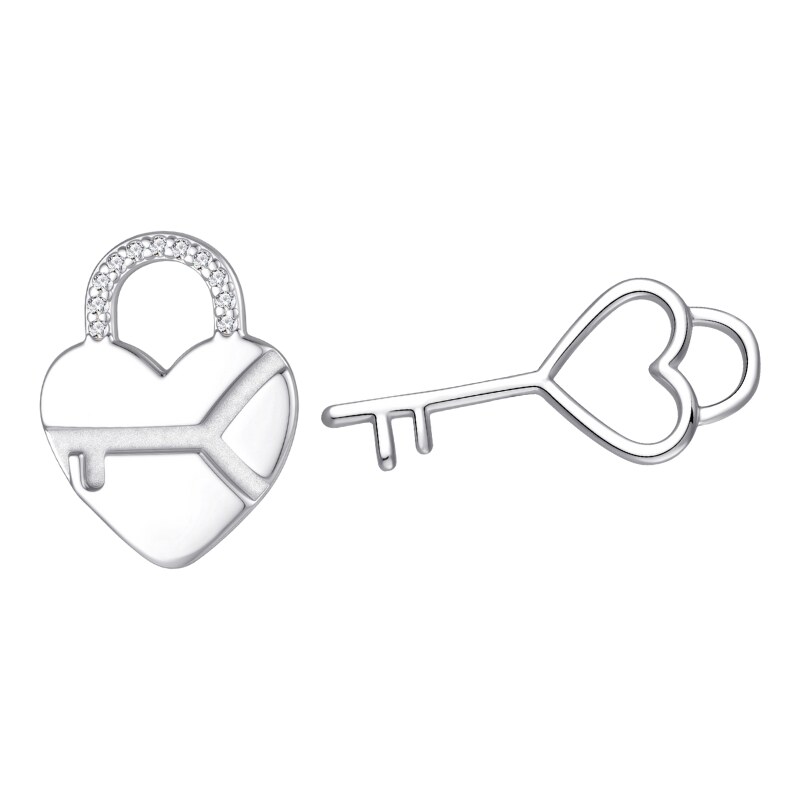 Olivie Strieborný prívesok SRDCE a KĽÚČ 9685 65462967