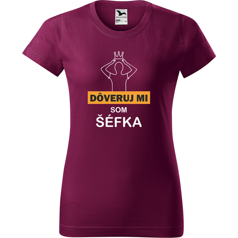 Handel Tričko - Dôveruj mi - som šéf / šéfka 65446486