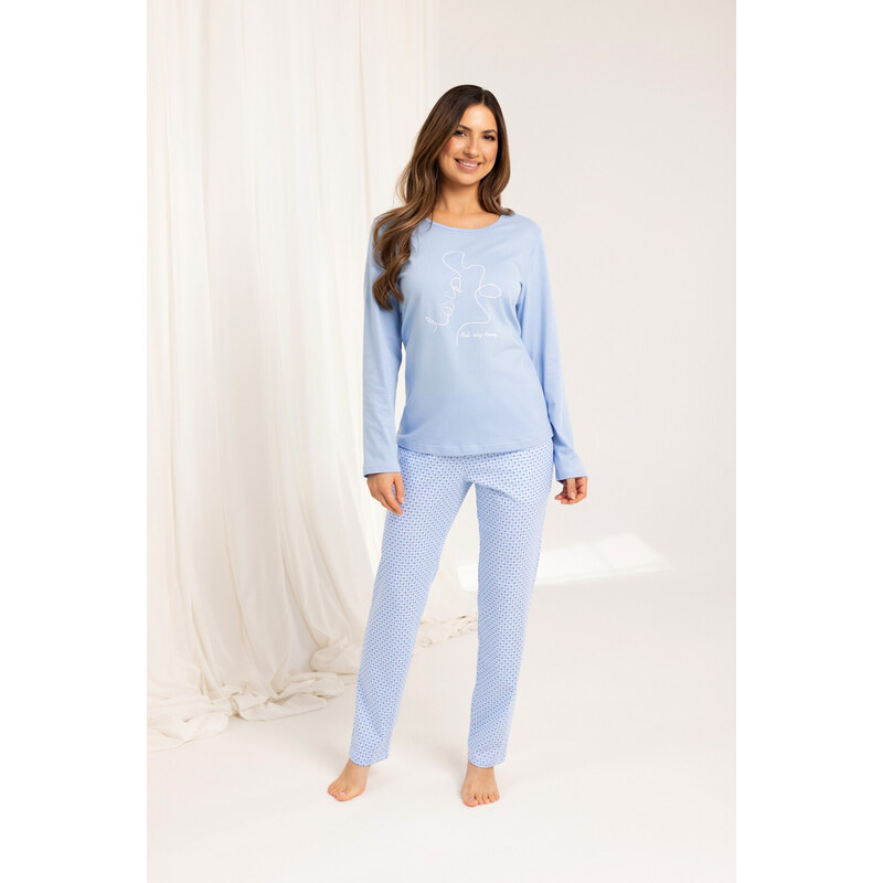 Regina 704 long/r M-XL Z25/26 dámske pyžamo 65446588