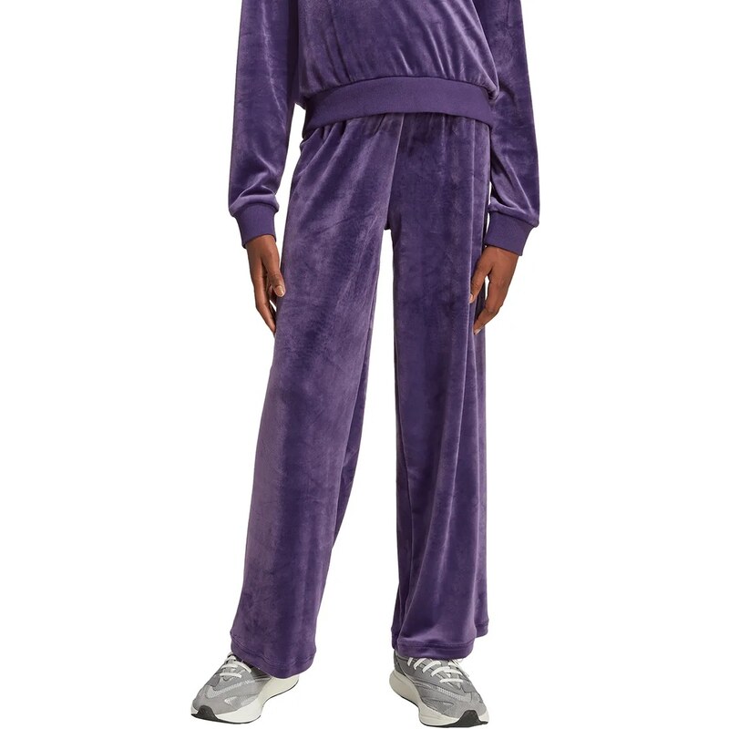 Detské velúrové tepláky adidas 65450734