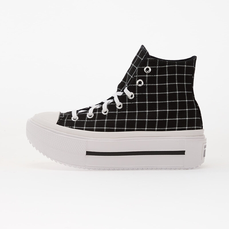 Converse Chuck Taylor All Star Lift Double Stack Platform Plaid Hi 65451080