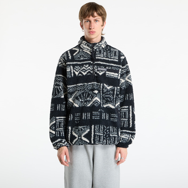 Mikina Columbia Rugged Ridge High Pile Half Zip Black Deschutes Days L 65451144