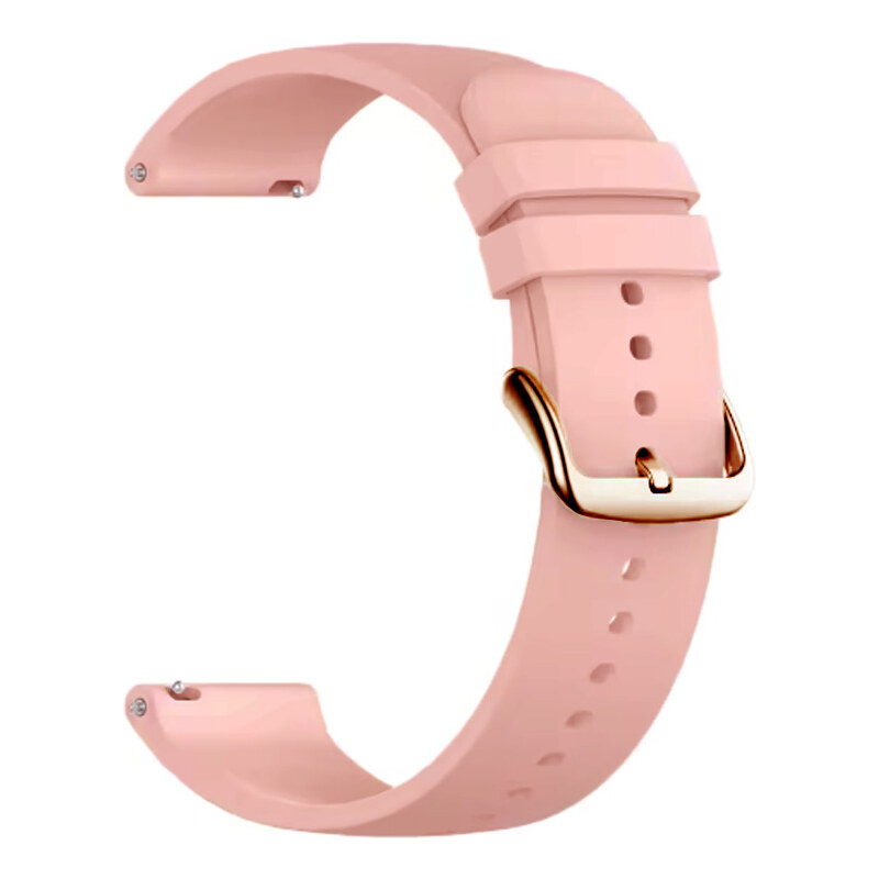 Madvell Silikónový remienok ružová s hranatou sponou 20mm 65451149