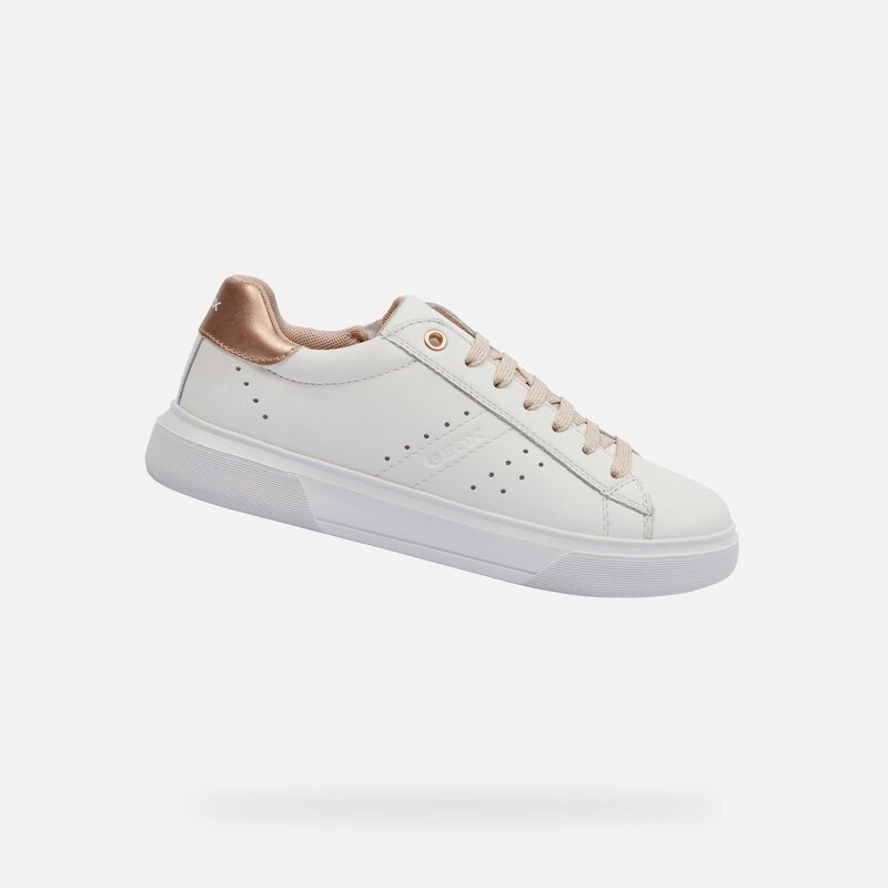 White Girls Sneakers Geox Nettuno - Girls 65451171
