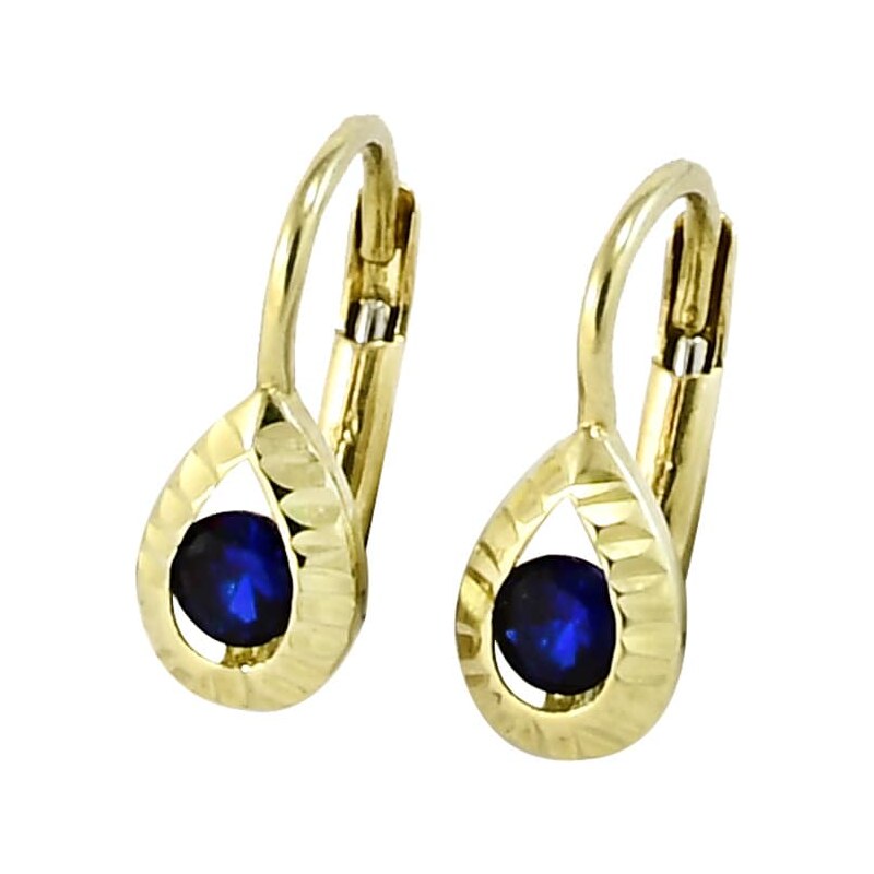 Zlaté detské náušnice Glare 488 65451212