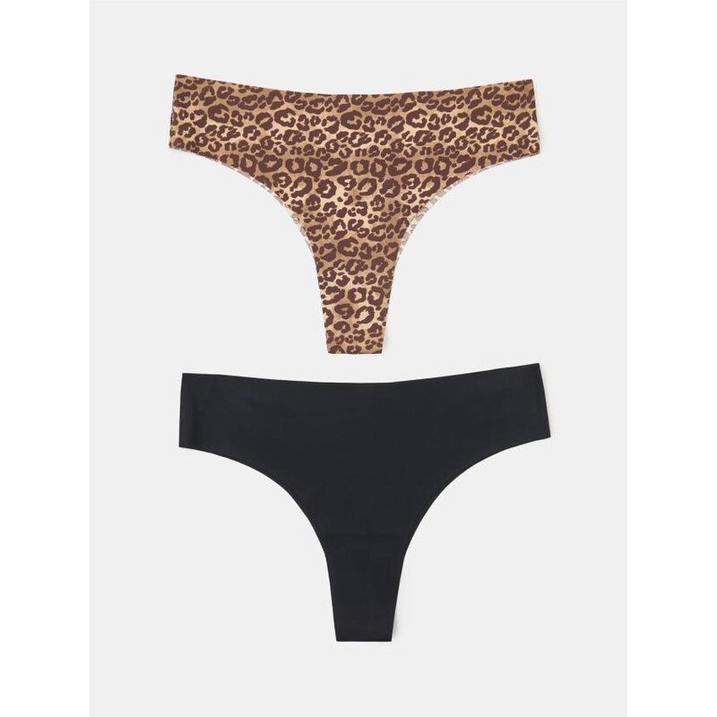 Sinsay - Brazílske nohavičky 2 pack - viacfarebná 65772223