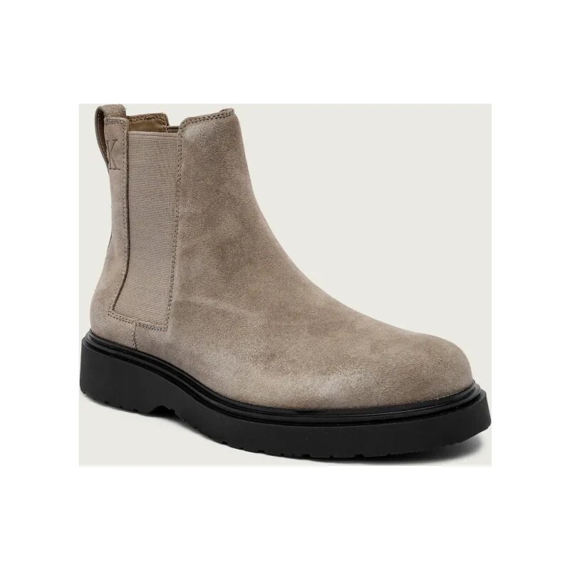 Calvin Klein Jazdecké topánky CHELSEA | semiš 65393749